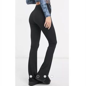Topshop ribbed flare leggings. 2 pairs
